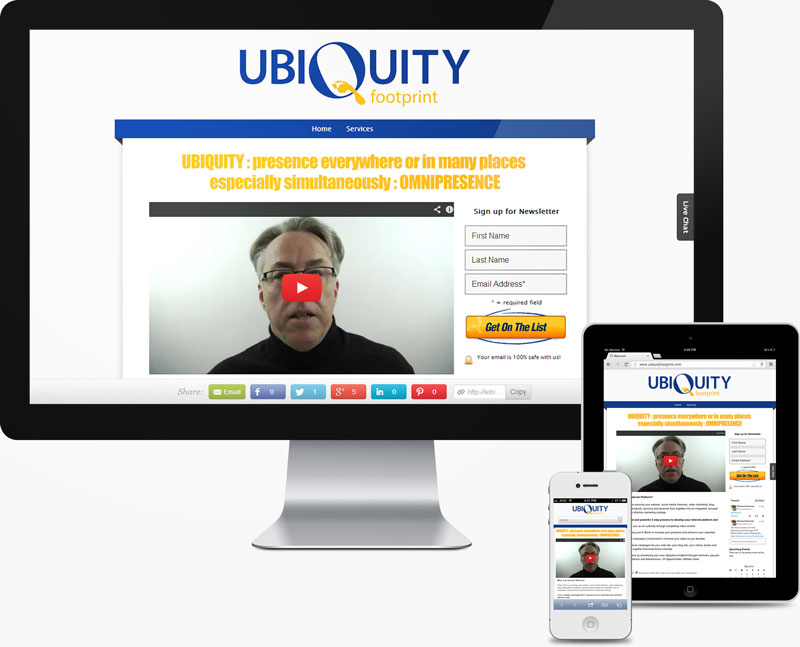 Site Launch: Ubiquity Footprint, Inc
