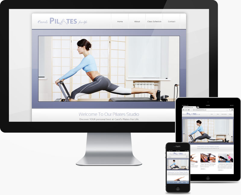 Site Launch: Carol’s Pilates For Life